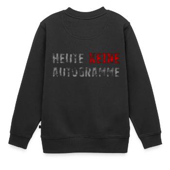 Il n'y a pas d'autographes - Sweat Premium enfant bio - noir - Dos - AI Model Kid Female (0cm)