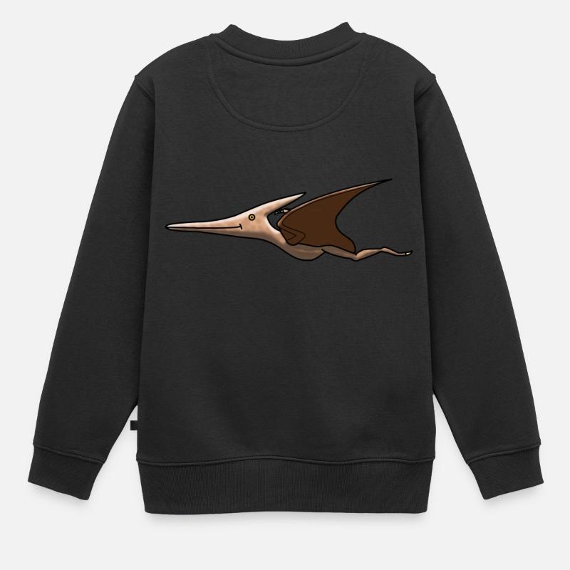 Pteranodon - Kids Premium Organic Sweatshirt - black