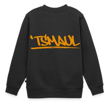 Tsmaul - Sweat Premium enfant bio - noir - Dos - AI Model Kid Female (0cm)