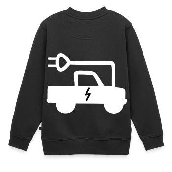 Elektrische Pickups - Kinder Premium Organic Sweatshirt - Schwarz - Hinten - AI Model Kid Female (0cm)