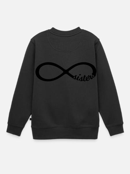 Infinity Infinity - Kids Premium Organic Sweatshirt - black