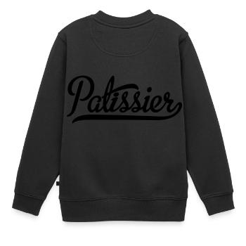 Patissier - Sweat Premium enfant bio - noir - Dos - AI Model Kid Female (0cm)