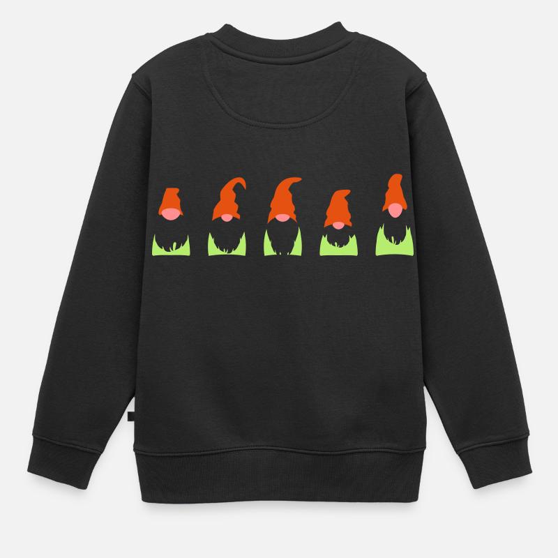 midgets dans une rangée - Sweat Premium enfant bio - noir