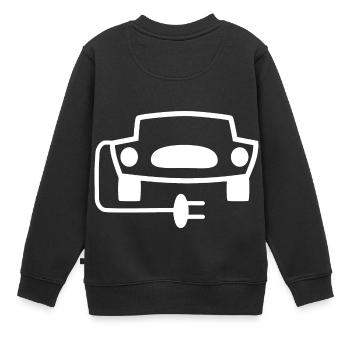 Die elektrische Revolution - Kinder Premium Organic Sweatshirt - Schwarz - Hinten - AI Model Kid Female (0cm)
