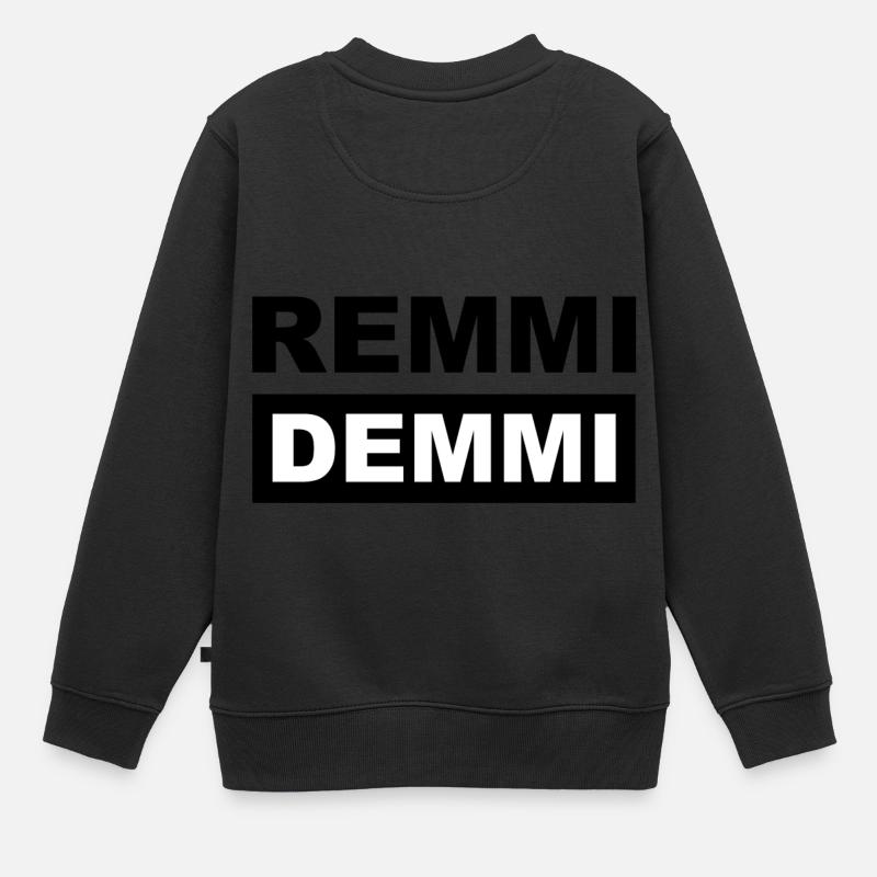 Remmi Demmi - Sweat Premium enfant bio - noir