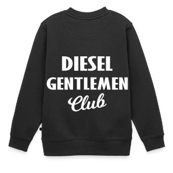 Die Autofahrer Generation - Kinder Premium Organic Sweatshirt - Schwarz - Hinten - AI Model Kid Female (0cm)