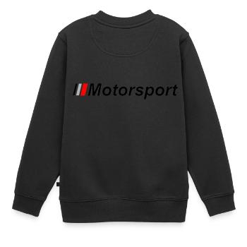 Sport automobile - Sweat Premium enfant bio - noir - Dos - AI Model Kid Female (0cm)