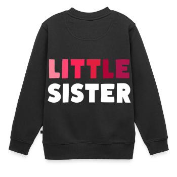 PETITE SŒUR - Sweat Premium enfant bio - noir - Dos - AI Model Kid Female (0cm)