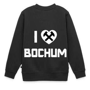 Bochum dans la région de la Ruhr - Sweat Premium enfant bio - noir - Dos - AI Model Kid Female (0cm)