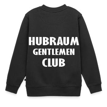 Motor und Hubraum Club - Kinder Premium Organic Sweatshirt - Schwarz - Hinten - AI Model Kid Female (0cm)