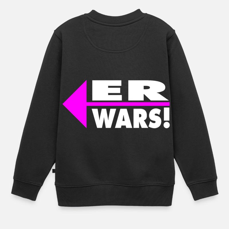 Er wars! Partner- oder Partyshirt - Kinder Premium Organic Sweatshirt - Schwarz