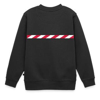 bande de verrouillage - Sweat Premium enfant bio - noir - Dos - AI Model Kid Female (0cm)