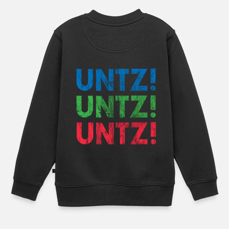 EDM Électronique Dance Techno Rave - Sweat Premium enfant bio - noir