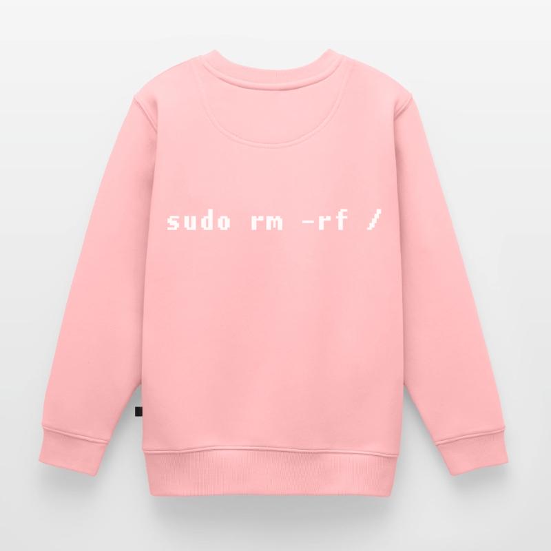 Conception drôle d'admin de Linux Sweat Premium enfant bio