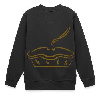 Gâteau chaud Délicieux Cadeau - Sweat Premium enfant bio - noir - Dos - AI Model Kid Female (0cm)