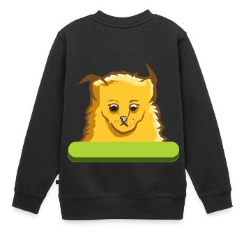 Cadeau chat sauvage chat sauvage chat Lynx - Sweat Premium enfant bio - noir - Dos - AI Model Kid Female (0cm)