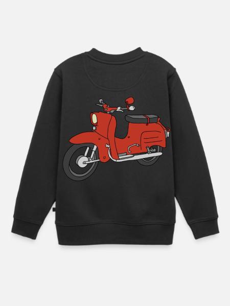 Hirondelle (Ibizarot) - Sweat Premium enfant bio - noir