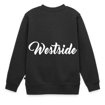 Westside Westen Ouest - Sweat Premium enfant bio - noir - Dos - AI Model Kid Female (0cm)