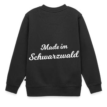La Forêt-Noire - Sweat Premium enfant bio - noir - Dos - AI Model Kid Female (0cm)