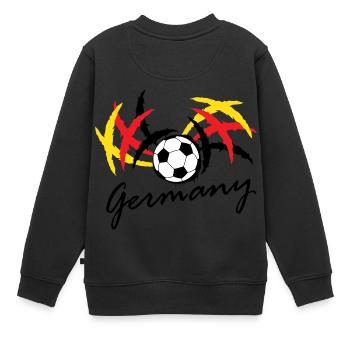 Allemagne Coupe du Monde WC Coupe du Monde - Sweat Premium enfant bio - noir - Dos - AI Model Kid Female (0cm)