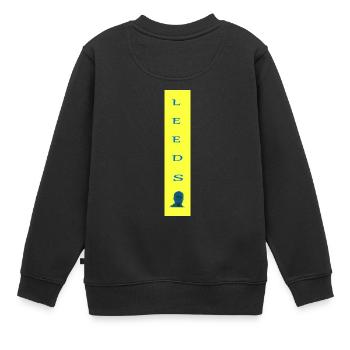 leeds bielsa marcelo - Kinder Premium Organic Sweatshirt - Schwarz - Hinten - AI Model Kid Female (0cm)