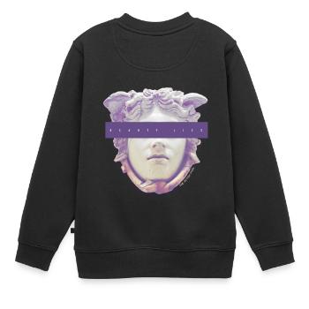 Lies Beauté - Sweat Premium enfant bio - noir - Dos - AI Model Kid Female (0cm)