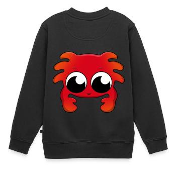 P'tit Crabe - Sweat Premium enfant bio - noir - Dos - AI Model Kid Female (0cm)