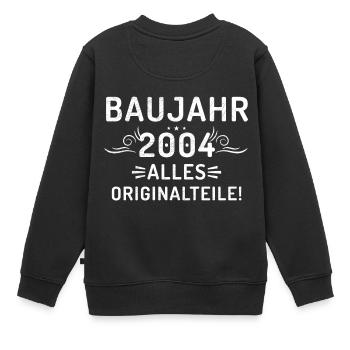 Baujahr 2004 - Alles Original Teile! - Kinder Premium Organic Sweatshirt - Schwarz - Hinten - AI Model Kid Female (0cm)