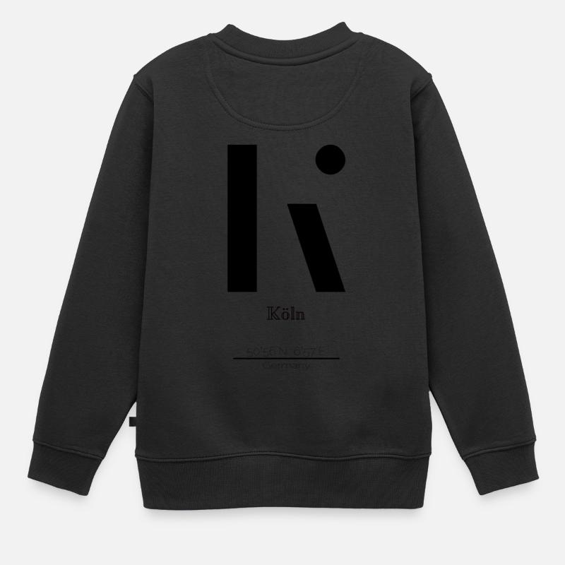 Köln - Kinder Premium Organic Sweatshirt - Schwarz