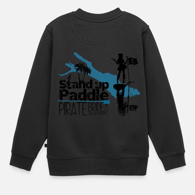 SUP Pirate Brides Bodensee - Sweat Premium enfant bio - noir