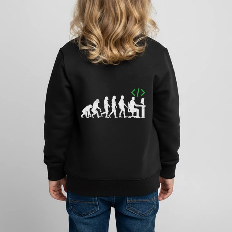 Programmierer Evolution geschenk coder java c++ Kinder Premium Organic Sweatshirt