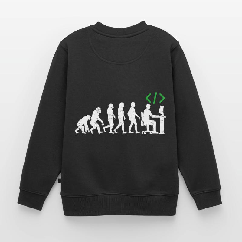 Programmierer Evolution geschenk coder java c++ Kinder Premium Organic Sweatshirt