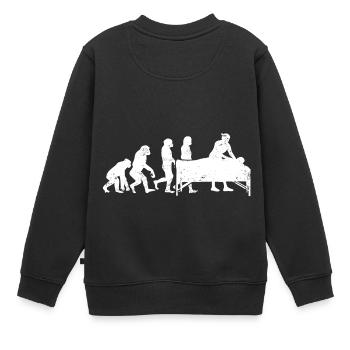 Masseur Evolution cadeau massage relaxant - Sweat Premium enfant bio - noir - Dos - AI Model Kid Female (0cm)