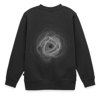Constellation - Sweat Premium enfant bio - noir - Dos - AI Model Kid Female (0cm)