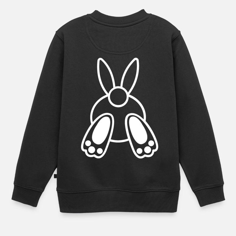 Lapin - Lapin - Sweat Premium enfant bio - noir