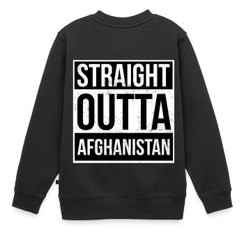 Straight Outta Afghanistan! - Sweat Premium enfant bio - noir - Dos - AI Model Kid Female (0cm)