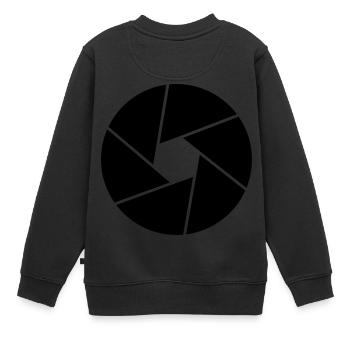 Focus pour Fotographen GESCHENK IDEE - Sweat Premium enfant bio - noir - Dos - AI Model Kid Female (0cm)