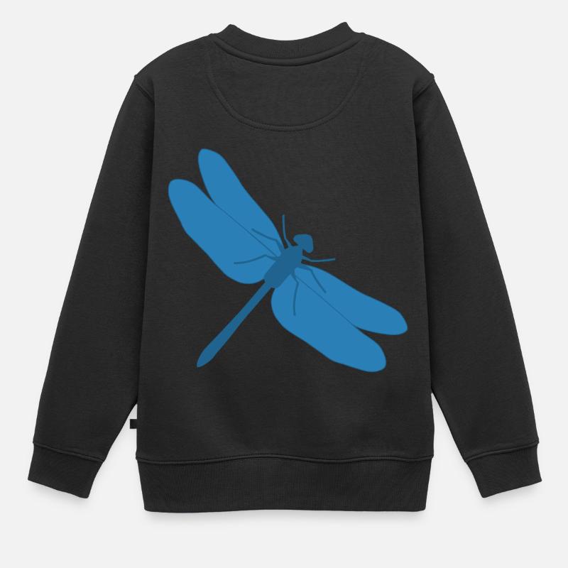 Libellule - libellule - Sweat Premium enfant bio - noir