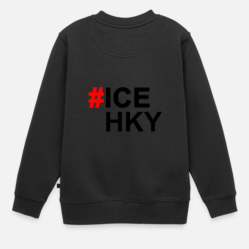 hockey - Sweat Premium enfant bio - noir