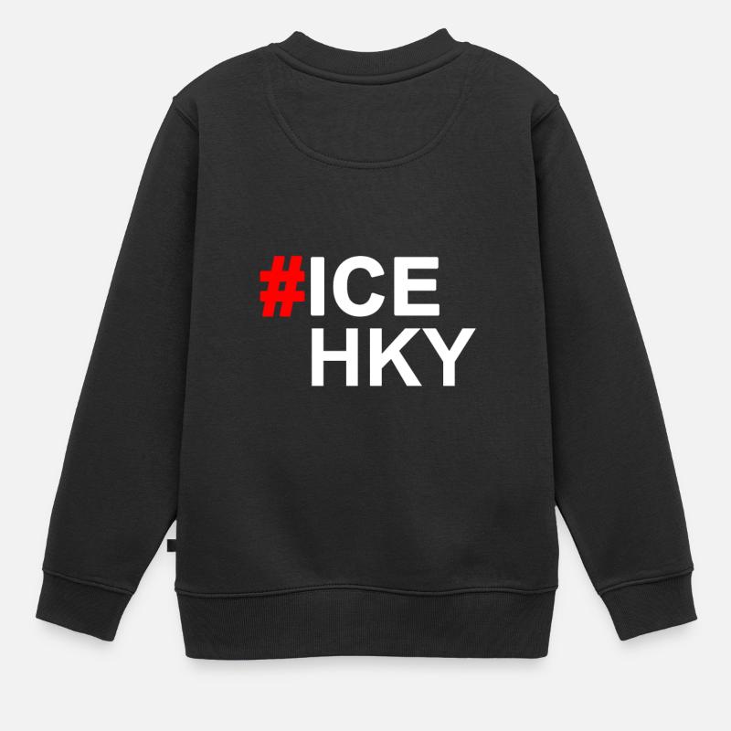 hockey - Sweat Premium enfant bio - noir