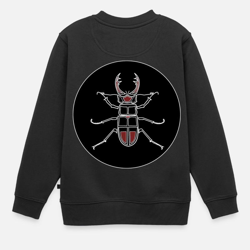 lucane - Nature - Sweat Premium enfant bio - noir