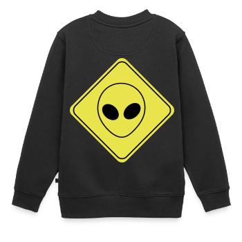 Personnages étrangers - Sweat Premium enfant bio - noir - Dos - AI Model Kid Female (0cm)