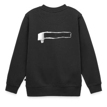 Tombola. Gewinn, Freie Auswahl - Kinder Premium Organic Sweatshirt - Schwarz - Hinten - AI Model Kid Female (0cm)
