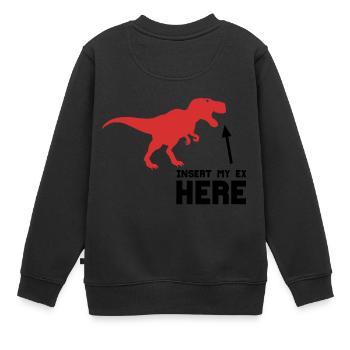 Ex-petit ami - Sweat Premium enfant bio - noir - Dos - AI Model Kid Female (0cm)