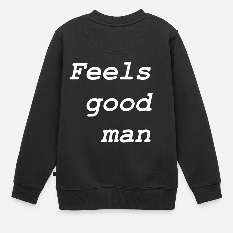 Feels good man - Sweat Premium enfant bio - noir
