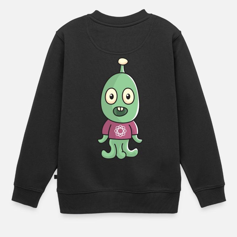 Alien - Kids Premium Organic Sweatshirt - black