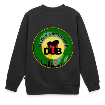 Dub Ambassadeur - Sweat Premium enfant bio - noir - Dos - AI Model Kid Female (0cm)