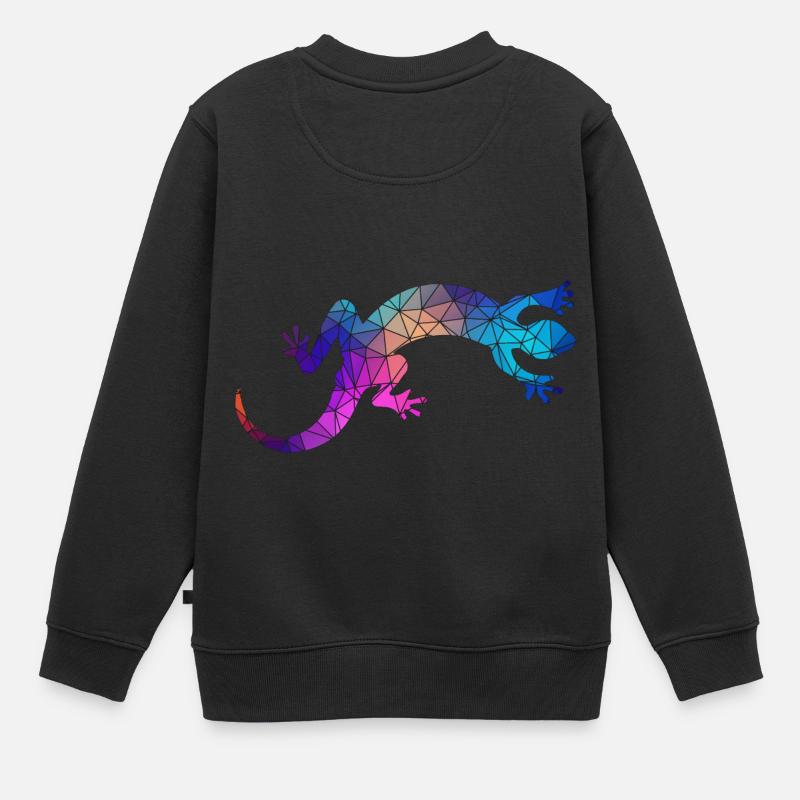 gecko - Sweat Premium enfant bio - noir