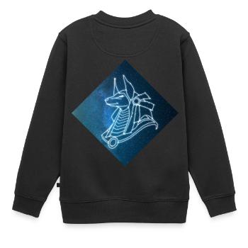 Seth Blue Sky - Sweat Premium enfant bio - noir - Dos - AI Model Kid Female (0cm)