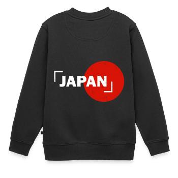 Japonais Japonais Cadeau Japonais Osaka Nippon - Sweat Premium enfant bio - noir - Dos - AI Model Kid Female (0cm)